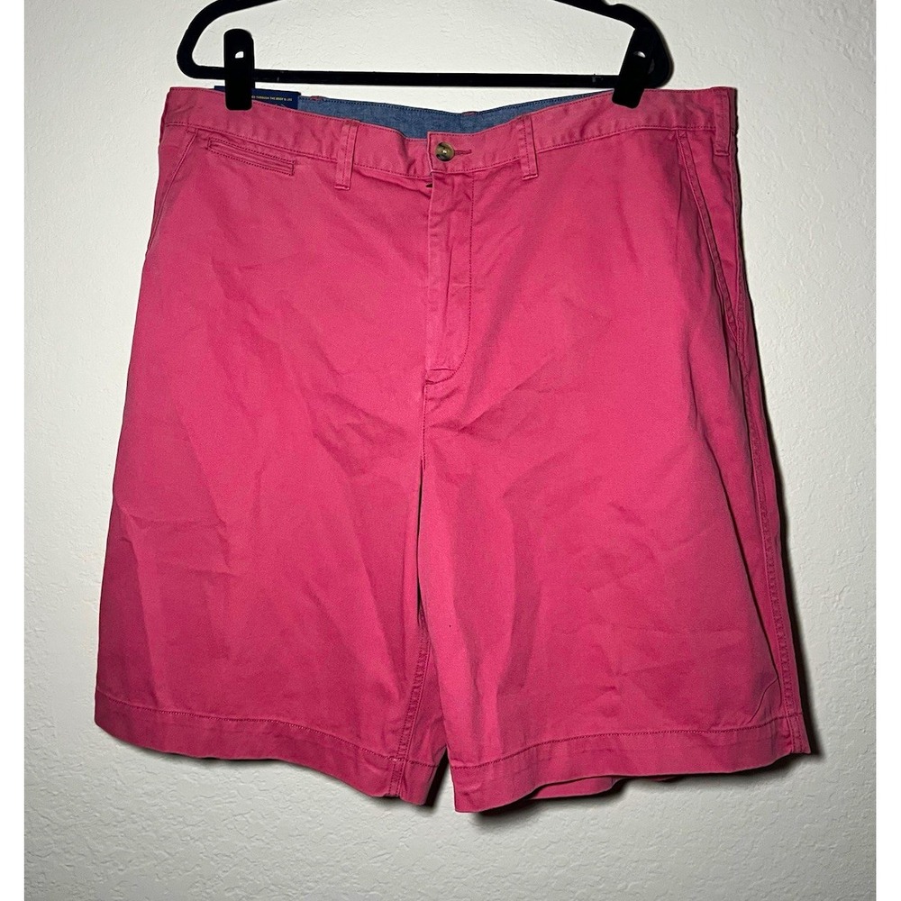 Polo Ralph Lauren Mens Red Chino Shorts Relaxed Fit 10" Inseam Cotton Size 40